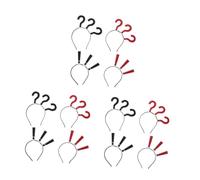 WOONEKY 3 Pezzi Fascia Question Mark Accessori Halloween Headband per Feste e Cerimonie Design Unico e Accattivante per Donne e Ragazze