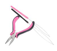 WOONEKY 3 Pezzi Kit Pinze per Extension Precise Strumenti Leggeri per Applicazione Cuciture Compatibili con Vari Tipi di Extension per Domestico e Professionale