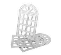 WOONEKY 3 Pezzi Metal Cutting Dies in Carbon Steel for Scrapbooking Card Making Precise Photo Surrounding Template Rectangles Labels Banner Die Cuts Compatible with Diecutting Machines