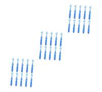 WOONEKY 3 Set Di Spazzolini Da Denti Per Uso in Carcere Mini Spazzolini Da Denti Con Manico Corto Per Una Pulizia Avanzata 10 Pezzi * 3