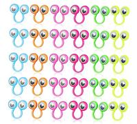 WOONEKY 30 Occhio Mobile Giocattoli Burattini Dito per Accessori Creativi per Feste Giocattoli Educativi con Occhi Grandi Colorati Colore Casuale