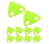 WOONEKY 30 Pezzi Decalcomanie Riflettenti Riflettore per Bicicletta Segni Triangolari Riflettenti per Bici Catarifrangenti Adesivi Resistenti alle Intemperie Green PVC