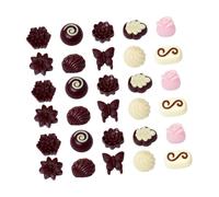 WOONEKY 30 Pezzi Decorazioni per Vetrine e Feste Realistiche Simulazioni Dessert per Decorazioni Domestiche e Negozi