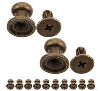 WOONEKY 30 pezzi Pomelli Antichi per Mobili Maniglie per Porte e Resistenti e Versatili per Armadi Finestre e Mobili Vino Finitura Anticata Resistente alla Corrosione