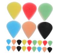 WOONEKY 30 Pezzi Spugnette per Dipingere Viso a Forma di Goccia Riutilizzabili e Facili da Impugnare per Bambini Perfette per Scuole e Lezioni D'arte