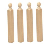 WOONEKY 4 Colonne Romane Decorative Resistenti e Lisce Accessori per Scale e in Miniatura