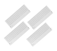 WOONEKY 4 Fogli Adesivi Numerati per Smalti Unghie Etichette Colorate Autoadesive per Organizzazione Manicure Numeri Chiari per Visualizzazione e Catalogazione Smalti Gel