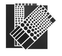 WOONEKY 4 fogli Adesivi Oscuranti LED per Luminosità - e Copertura per Luci Elettroniche e Soffitto Riduzione Energetica e Adattamento Ambientale