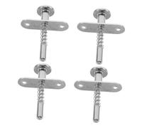 WOONEKY 4 pezzi Catenacci Acciaio Inossidabile Meccanismo per Letti Regolazione Facile Installazione Senza Accessorio Versatile per e Finestre