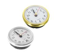 WOONEKY 4 Pezzi Inserto Orologio da Movimento al Quarzo Ad Alta Precisione Cifre Arabe Classiche Meccanismo Facile da Installare per Lavori Manuali e Sostituzione Parti Orologio