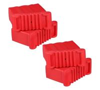 WOONEKY 4 Pezzi Per Le Gambe Maniche a Piede Della Scala Tappi Del Piede Ladder Red