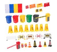 WOONEKY 40 Kit Educativo con Coni e Giocattoli per Apprendimento sulla Sicurezza per