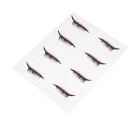 WOONEKY 4paia Eye Line Sticker Adesivi Per Impermeabili Facili Applicarper Per Allargare Gli Occhi Rosa