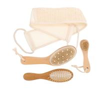 WOONEKY 4pezzi Kit Spazzole Per Esfolianti Per Profonda e Idratazione Della Accessori Spa Per