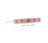WOONEKY 5 Grosgrain Autunnale con Zucche e Foglie d Acero per Decorazioni Festa del Ringraziamento e Creativi DIY Poliestere