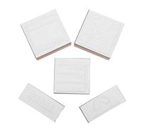 WOONEKY 5 Pezzi Francobolli Fai -da -te Francobolli Del Diario White