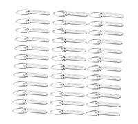 WOONEKY 50 Ganci per Cornici a Tre Fori in Metallo Resistente Set da 50 Pezzi per Appendere Quadri Specchi e Dipinti per Fissaggio Stabile su Pareti Uso Domestico e Professionale