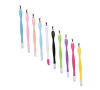 WOONEKY 50 pezzi Attrezzi Pedicure Dual-head Raschietto Cuticole Manicure per Rimozione Pelli Morte Strumenti Leggeri e Compatti per Cura Unghie Professionale Facile da Usare e Durevole