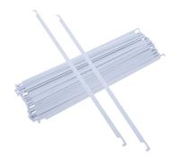 WOONEKY 50 Pezzi Barre Sospese per Documenti in Metallo Bianco Organizer Portadocumenti Resistente per Cartelle Sospese Struttura Heavy Duty per Archiviazione