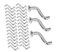 WOONEKY 50 pezzi Clip Sicurezza per Pallet Rack Perno Sgancio in Ferro con Perno e Rivetti Testa Accessori Resistenti per Scaffalature Facile Installazione e Sicurezza Garantita