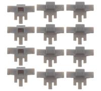 WOONEKY 50 Pezzi Set da 50 Limitatori D'angolo per Cerniere a Chiusura Ammortizzata in Plastica, Clip di Restrizione per Mobili da Cucina, Accessori di Riparazione per Cerniere Armadio,