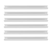 WOONEKY 6 Pezzi Coperture per Radiatore PVC Protezione e Decorazione per Riscaldamento Acqua Bagno Cover Anticorrosione Bianche per Rivestimento Parete