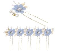 WOONEKY 6 Pezzi Da Sposa A Forma Di U Forcella Dei Clip Di Da Sposa Strass A Forma Di U Tornante Ragazza A Forma Di U Tornante Perno Di Clipper Gemme Per Le Donne