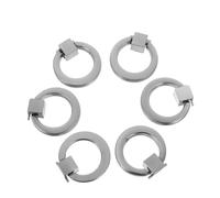 WOONEKY 6 pezzi Pomelli per Mobili Mini Maniglie Rotonde per Armadietti Sostituzione per Comò Cucina e Camera da Letto Design Retrò Resistente