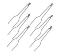 WOONEKY 6 Pezzi Punte per Pirografia Nichel-Cromo Bruciatore a Punta Tonda Set di Accessori per Penna Pirografo Professionale per Progetti di Artigianato su Legno