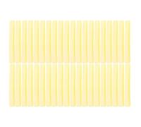 WOONEKY 60 pezzi Spugnette Compressa Pva Spugne Portatili per Pulizia e Rimozione Make-up Stick Colore Giallo Assorbenti e Delicate