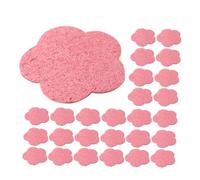 WOONEKY 60pezzi Spugne Compressa Per Detersione Viso Spugnette Per Rimozione Makeup e Pulizia Facciale Design Fiore Esfolianti Per Uso Quotidiano