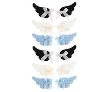 WOONEKY 6paia Forcine ad Ala per Capelli Decorazioni per Feste e Matrimoni Accessori per Capelli da Donna e Adolescenti Confezione da Sei