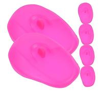 WOONEKY 6pezzi Earmuffs Silicone Per Hairdressing Copri Orecchie Per Colorazione Protezione Per Orecchie Durante La Lavabili e Riutilizzabili Per Saloni e Uso Personale