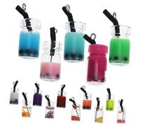 WOONEKY 72 Pezzi Charm Drink Cup per Gioielli Fai da Te Pendenti Leggeri Forma di Bicchiere per Orecchini Braccialetti Collane Accessori Creativi per Regali e Progetti DIY