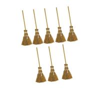 WOONEKY 8 Broom Miniatura per Decorazioni Casa delle da Artigianale Accessori Creativi per Scene Miniature e Giocattoli per Collezionisti e Regali