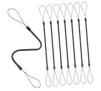 WOONEKY 8 Pezzi Cordino per Penne Stilo con Molla Retrattile Compatibile con Penne Touch e Scrittura Portatili e Versatile per Prevenire Smarrimenti