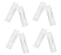 WOONEKY 8 Pezzi Fermaporta in Silicone Trasparente per Casa Blocco Sicurezza Anti-pizzicamento Dita Fermaporta Blocca Porte Facile Usare e Protettivo
