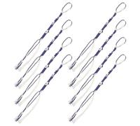 WOONEKY 8 Pezzi ornamenti di nappe ebraiche tzitzit blu e bianco nappe dello scialle di preghiera ebraico taliti per le donne frange di indumenti religiosi ebrei