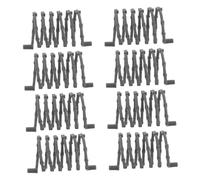 WOONEKY 8 Recinzione Protettiva con Molle Elastiche Accessori per Costruzione Modellini Blocchi Barriera Sicurezza per Scene Esercito e Figure Plastiche