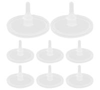 WOONEKY 8Pezzi Guarnizioni Per Valvola Per Cuociriso in Silicone Bianco Ricambi Pentola Pressione Elettrica 8 Pezzi Manutenzione Semplice Per Cucina