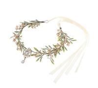 WOONEKY Accessorio per Cosplay e Matrimoni Copricapo Artigianale con Design e Floreali per Feste