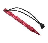 WOONEKY Ago per Cucito Paracord in Rosso Strumento per Intreccio e Nodo Sicuro per Braccialetti Fai da Te Ago per Tessitura Mano Resistente e Portatile per Camping e Outdoor