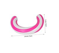 WOONEKY Anello Gonfiabile da per Adulti Galleggiante per Piscina e Spiaggia Supporto Sicuro e Comfort Ergonomico Rosa