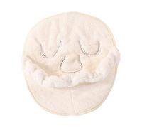 WOONEKY Asciugamano Viso per Donna in Pile Corallo Spesso, Copri Maschera Riscaldabile e Raffreddabile, Asciugamano la Cura Quotidiana del Viso e Bellezza, Riutilizzabile