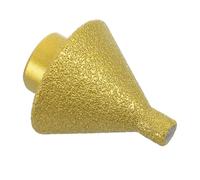 WOONEKY Bit Smussatore Diamantato per Smerigliatrici Angolari Punte per Forare e Svasare Piastrelle Marmo e Ceramica Utensile Resistente per Allargare e Rifinire Fori Esterni