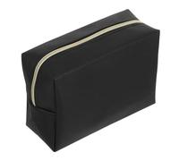 WOONEKY Borsa Per Trucco Da Viaggio Organizer Portatile Ampia Capacità Borsa Cosmetici Nera Ottagonale Resistente Per Donna e Ragazza Viaggiatrice