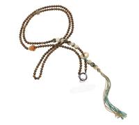 WOONEKY catena di telefonia mobile cordino per telefono a tracolla cinturino telefonico con perline cinghia di croce della collana del telefono cordino telefonico Legno di sandalo verde