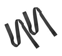 WOONEKY Cinghie di Sollevamento Regolabili per Manubri Sospesi, Set 2 Pezzi Supporto Antiscivolo per Panca Piana, Accessori Sicurezza per Allenamento Petto in Palestra e Casa