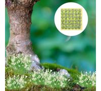 WOONEKY Ciuffo di Erba Statica Artificiale per Modellismo Ferroviario e Scenari Miniatura Dettagli Realistici e Design Delicato per Decorazioni Paesaggistiche di Giochi e Architettura