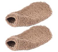 WOONEKY Confezione Da 2 Guanti Da Bagno Esfolianti in Materiale Morbido Per Massaggi Alle Piante Per Scrub Della Schiena E Il Bagno Ideali Per Spa Per Tutte Le Età